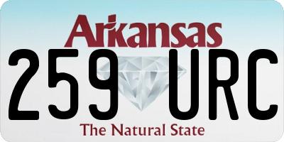 AR license plate 259URC