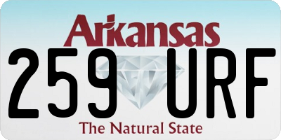 AR license plate 259URF