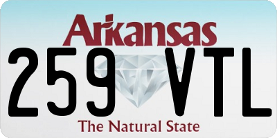 AR license plate 259VTL