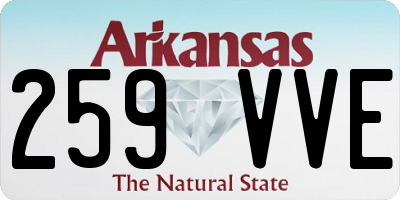 AR license plate 259VVE