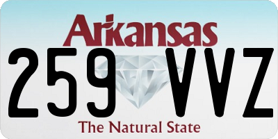 AR license plate 259VVZ