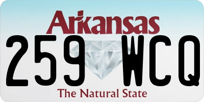 AR license plate 259WCQ