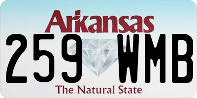AR license plate 259WMB