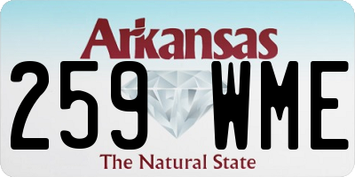 AR license plate 259WME