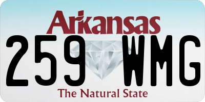AR license plate 259WMG