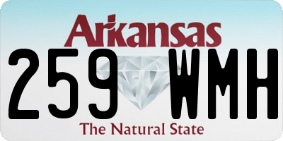 AR license plate 259WMH