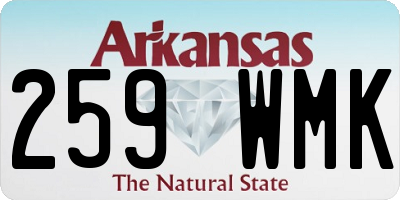 AR license plate 259WMK