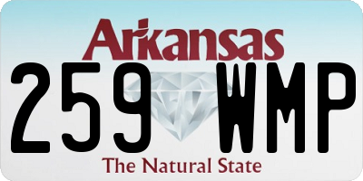 AR license plate 259WMP