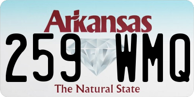 AR license plate 259WMQ