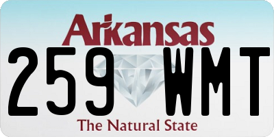 AR license plate 259WMT
