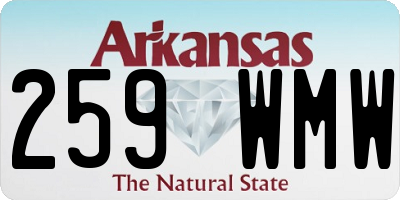 AR license plate 259WMW