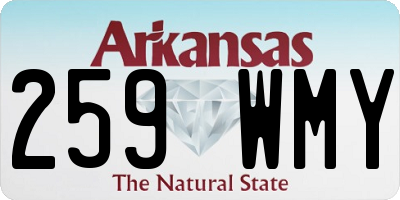 AR license plate 259WMY
