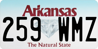 AR license plate 259WMZ