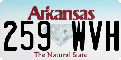 AR license plate 259WVH
