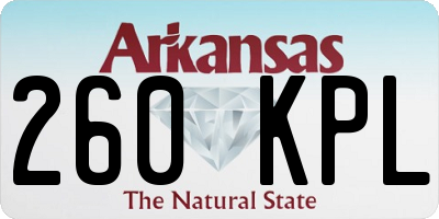 AR license plate 260KPL