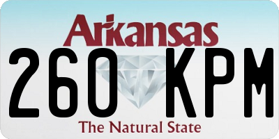 AR license plate 260KPM