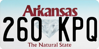 AR license plate 260KPQ