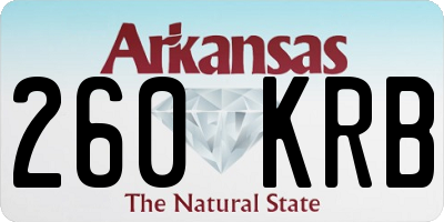 AR license plate 260KRB