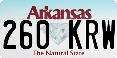AR license plate 260KRW