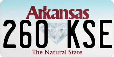 AR license plate 260KSE