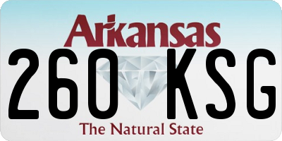 AR license plate 260KSG