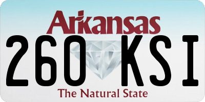 AR license plate 260KSI