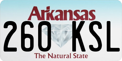 AR license plate 260KSL