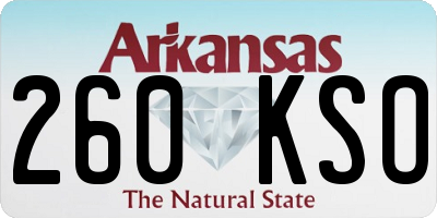 AR license plate 260KSO