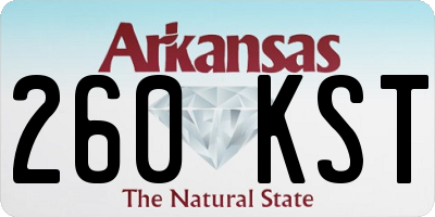 AR license plate 260KST