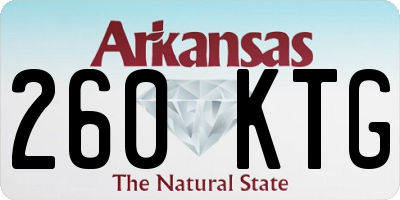 AR license plate 260KTG