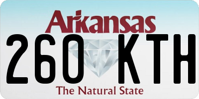 AR license plate 260KTH