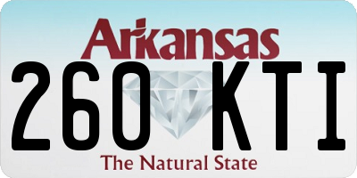 AR license plate 260KTI