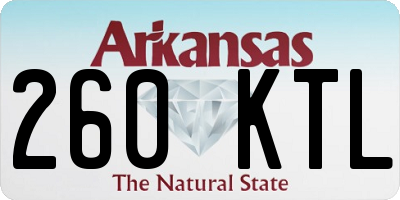 AR license plate 260KTL
