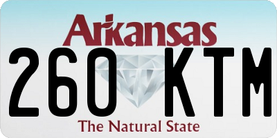 AR license plate 260KTM