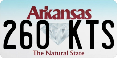 AR license plate 260KTS