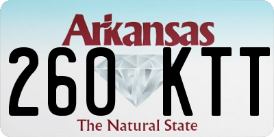 AR license plate 260KTT