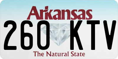 AR license plate 260KTV