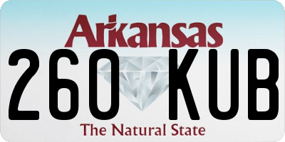 AR license plate 260KUB