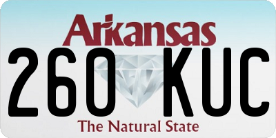 AR license plate 260KUC