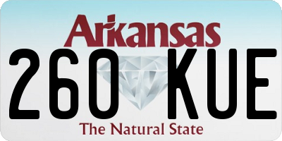AR license plate 260KUE