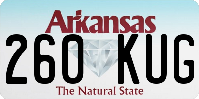 AR license plate 260KUG