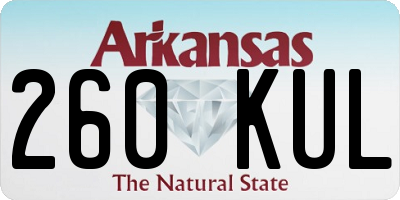 AR license plate 260KUL