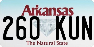 AR license plate 260KUN