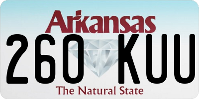 AR license plate 260KUU