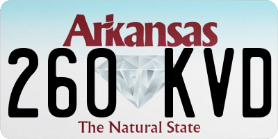 AR license plate 260KVD