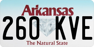 AR license plate 260KVE