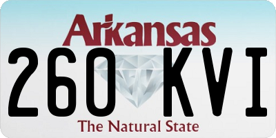 AR license plate 260KVI