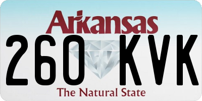 AR license plate 260KVK
