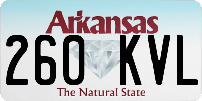 AR license plate 260KVL