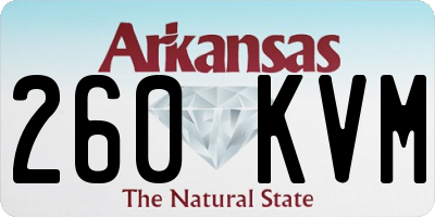 AR license plate 260KVM